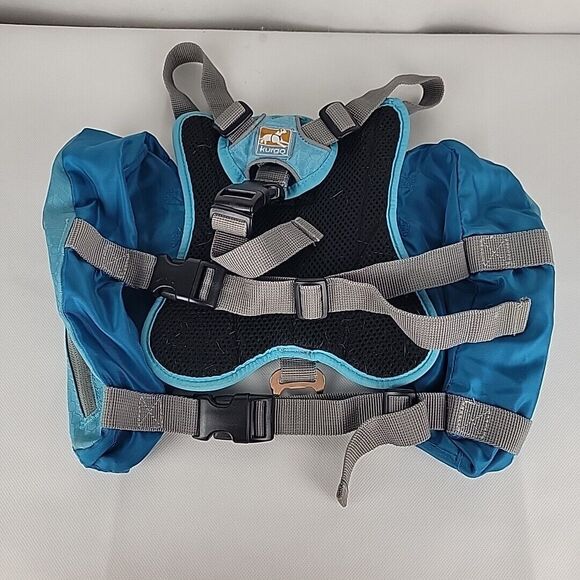Kurgo Dog Baxter Saddlebag Backpack Harness M/L 27-40 in Chest Hiking Cargo Pack - Picture 11 of 15